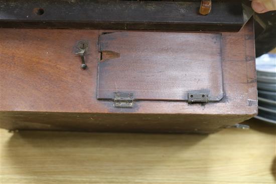 A Guildford railway clock Diameter 34cm